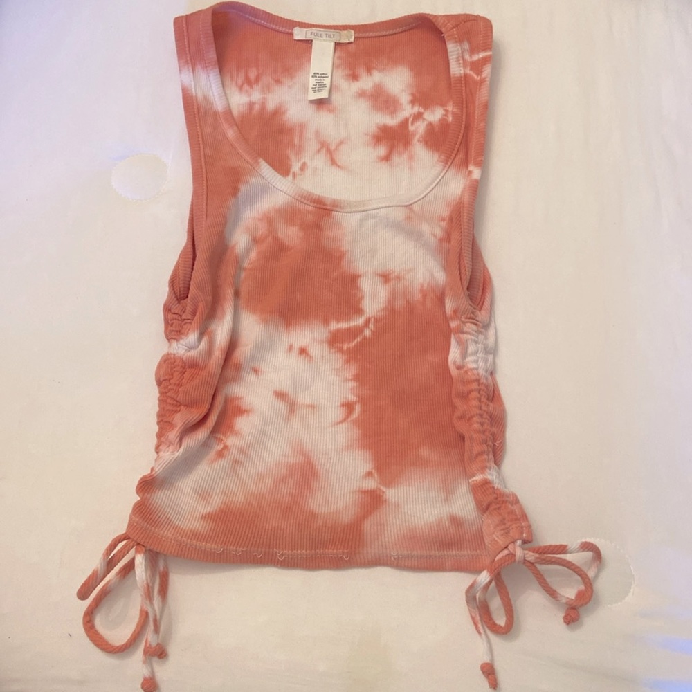 Tie dye ruched tank